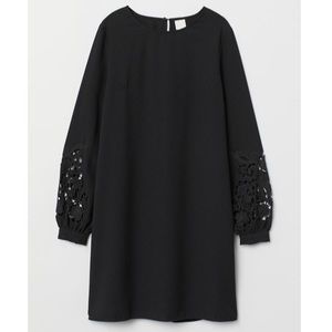 H&M Shift Dress with Sleeve Details